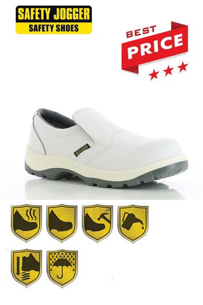 Safety Jogger - X0500 Witte werkschoenen / veiligheidsschoenen S2 met stalen neus