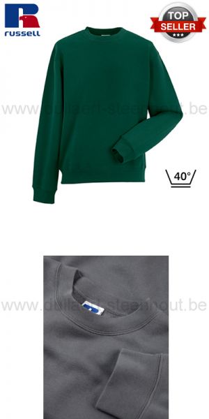 Russell - Groene werksweater / werktrui R-262M-0 - Authentic Set-In Sweatshirt