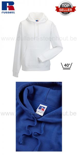 Russell - Witte werksweater met kap / werktui met kap / Hooded Sweatshirt R-265M-0