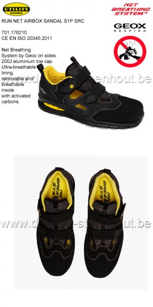 Diadora - Run Net Airbox sandaal werkschoenen / sandaal veiligheidsschoenen S1P SRC