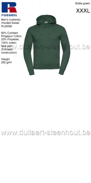 Russell - Groene werksweater met kap / Hooded Sweatshirt R-265M-0 - XXXL