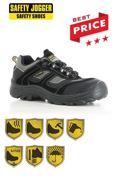 Safety Jogger - Veiligheidsschoenen / werkschoenen JUMPER Sports S3 SRC zwart