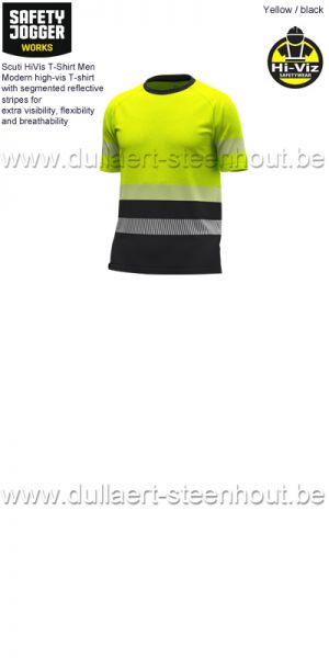 Safety Jogger Scuti HiVis t-shirt ademend en sneldrogend - yellow/black